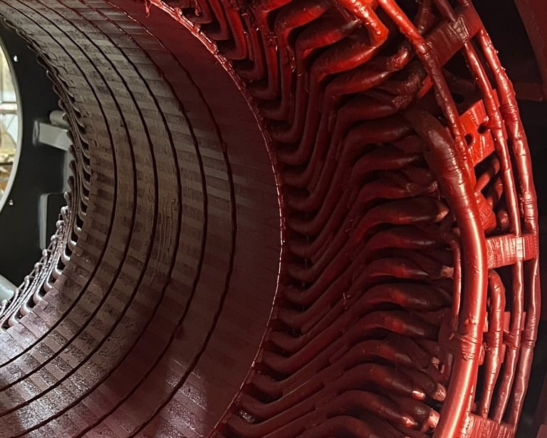 Form wound medium voltage motor