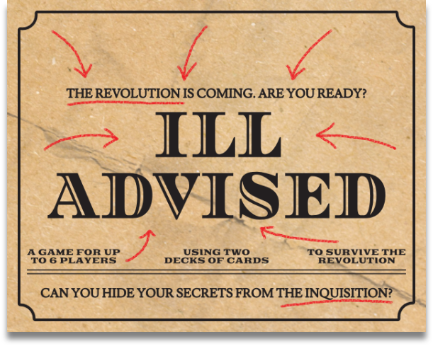 A thumbnail for the game Ill Advised. Presented in the style of a telegram.