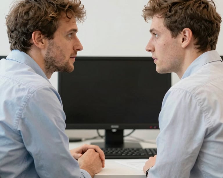 A person sits on a green yoga mat, wearing bright pink leggings and white socks. They hold two small jars, one with a green label reading 'CBD Balm' and the other lid removed, showing its contents. The person wears rings and has black-painted nails.