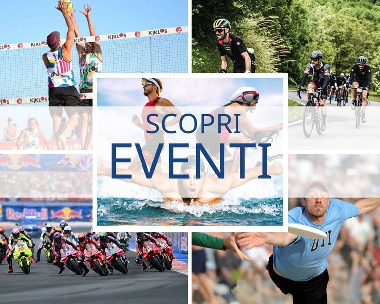 Eventi riviera Romagnola, Nove Colli, Paganello, Moto GP Misano, Triatlon, Kiklos