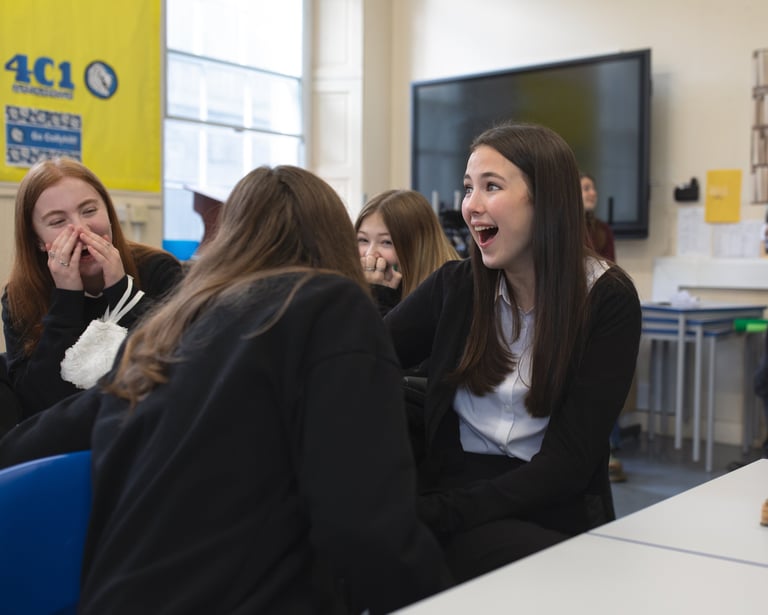 Production services film: group of people sitting at a table