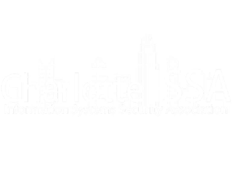 Charlotte ISSA Logo -a white outline of the Charlotte cityscape