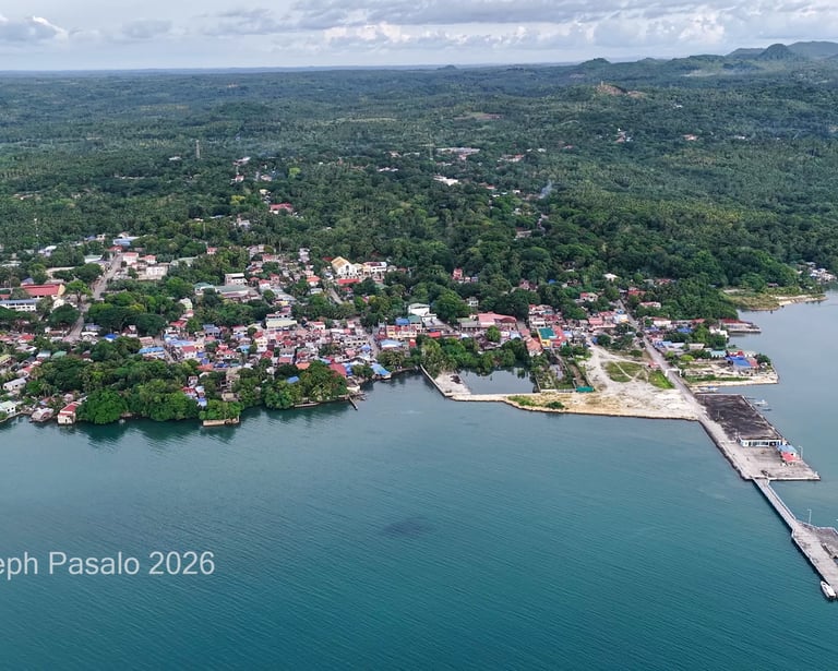 Aerial view of Cataingan Masbate