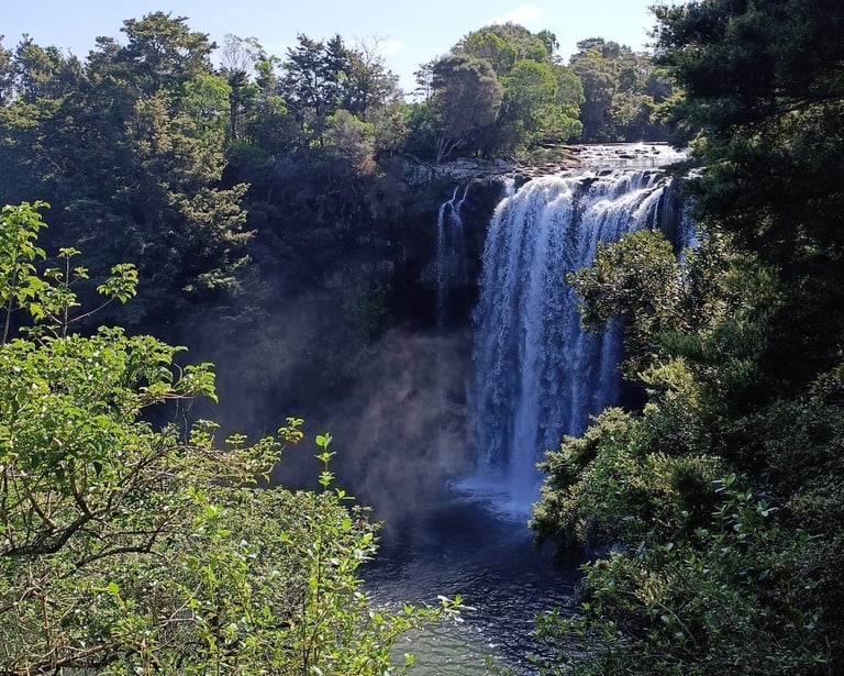 Rainbow Falls en Kerikeri, Northland