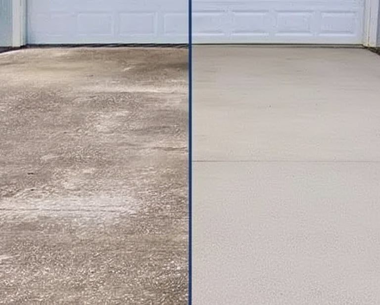 Driveway Pressure Washing done in Port Richey, FL
