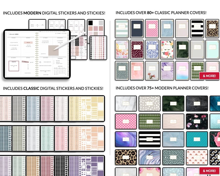 Digital Planner, Goodnotes Planner, iPad Planner, Notability Planner,Dated Digital Planner,2024 2025