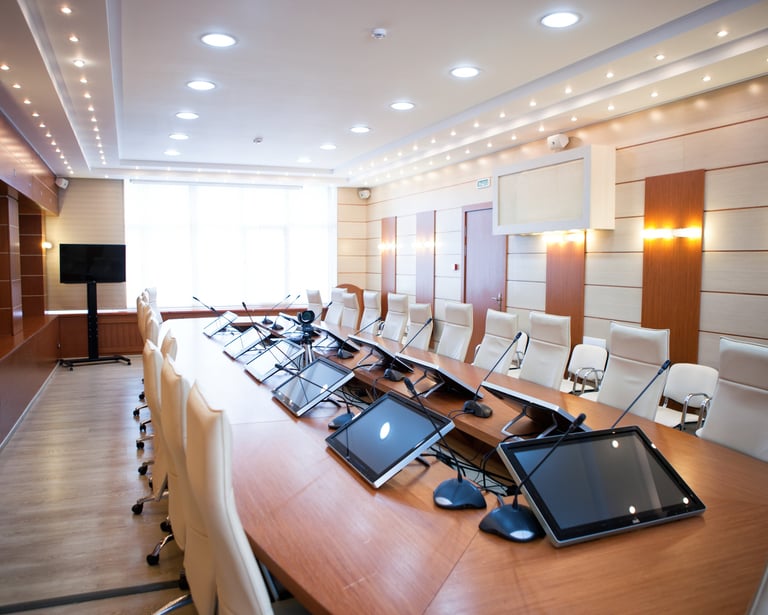 Corporate meeting room