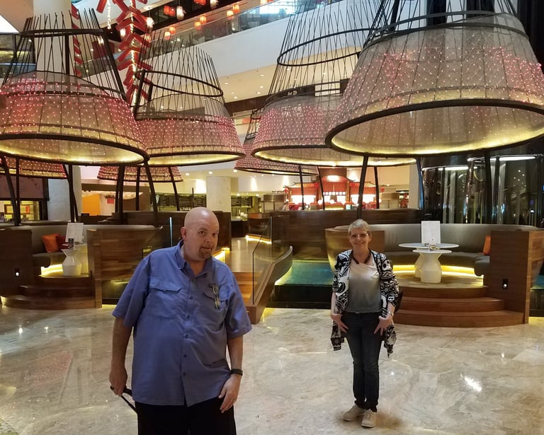 Lady and The Pirate at the Pan Pacific Hotel in Singapore
