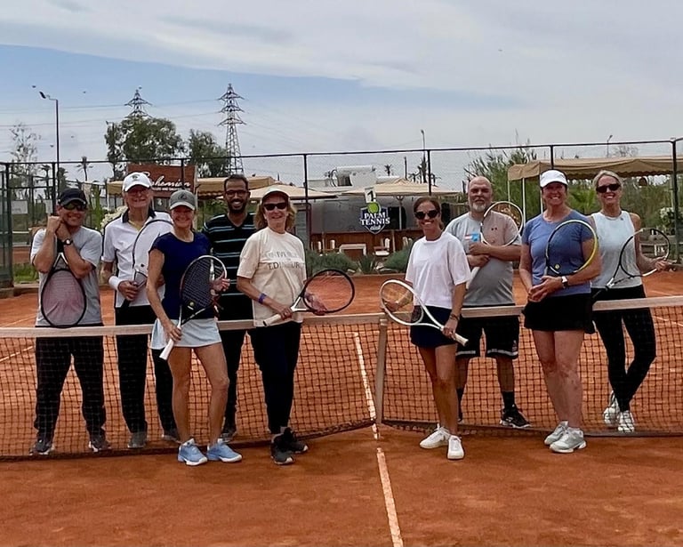 Morocco Tours sports events of organized tennis, golf and surfing activities 