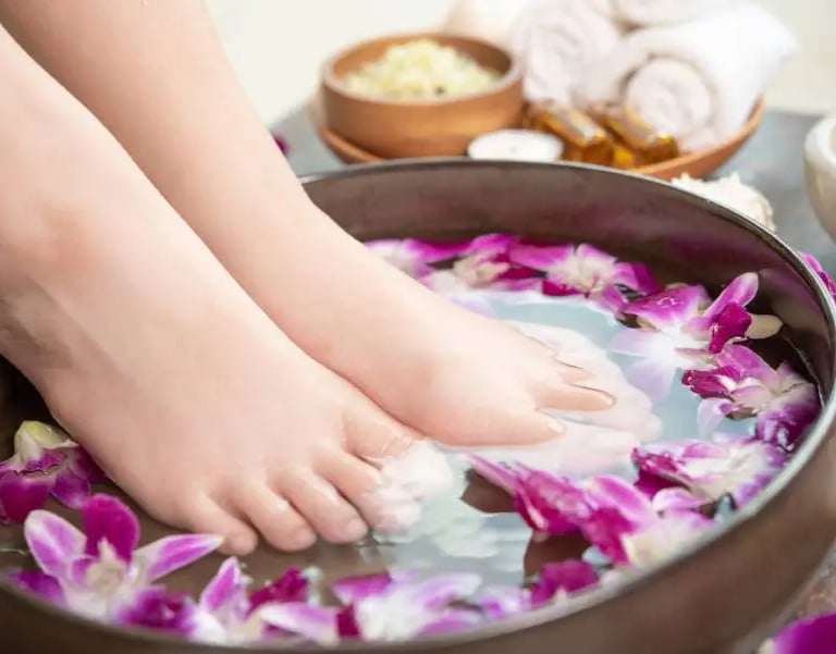 Exfoliant pour les pieds au Marc de café