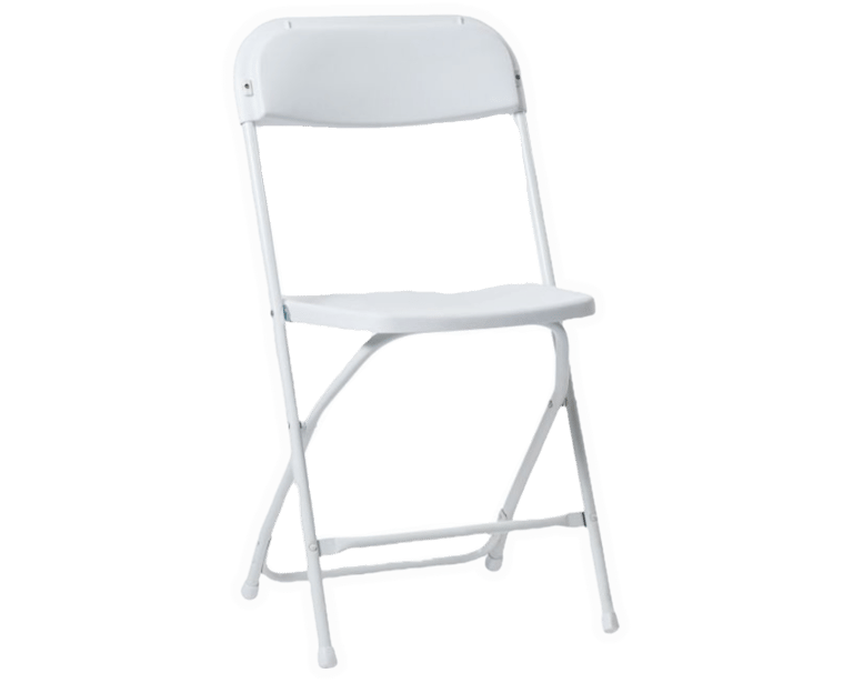 White folding chair rental, el paso diamond events
