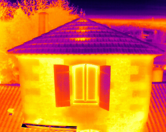 Drone thermographie batiment