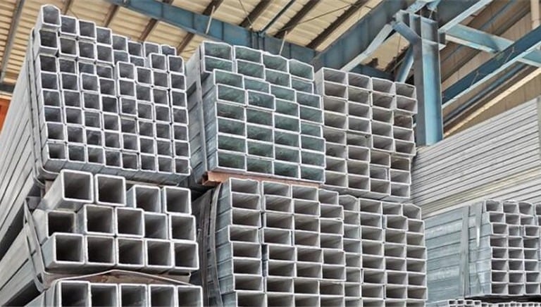 Galvanized square tube