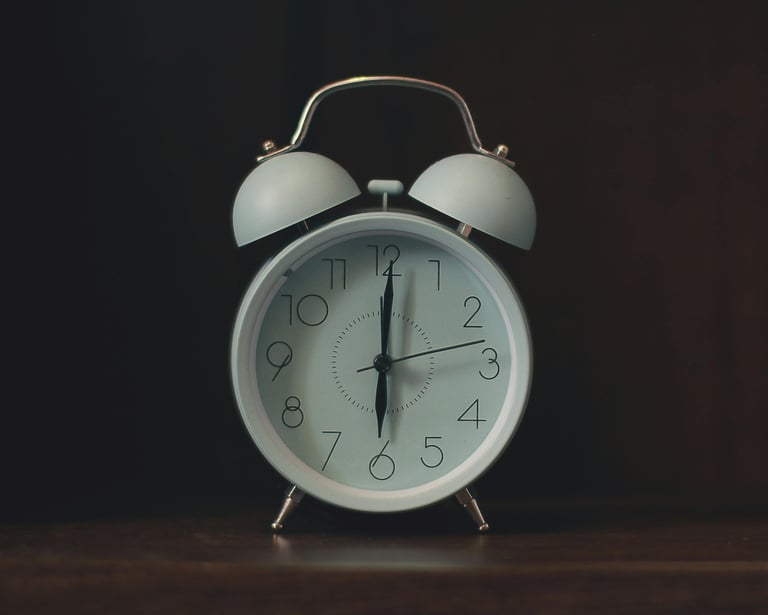 A clock representing BVG's commitment to a quick close on your timeline. 