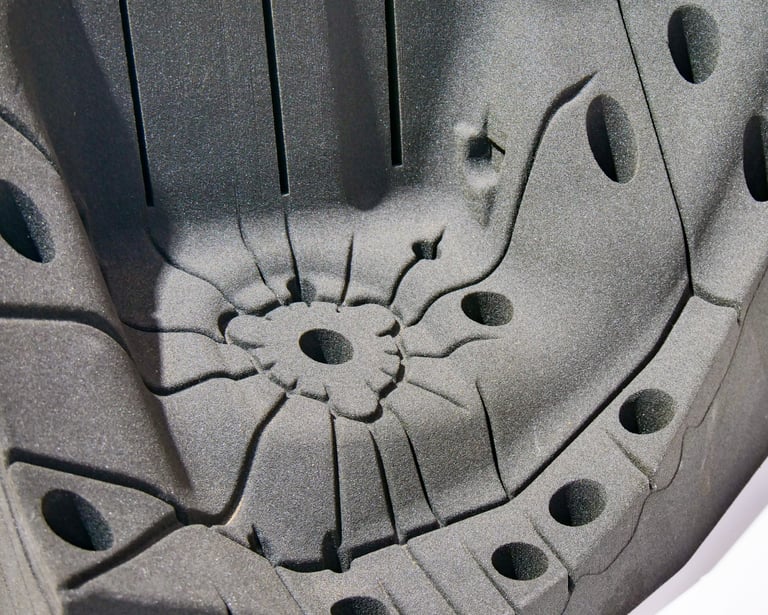 Detailed Printed Mold used to cast an Aluminum Bell Housing