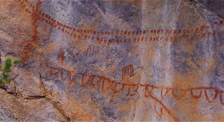 Pintura Rupestre Piatã, Brazil Northeast