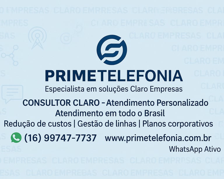 Contato Vendedor Claro Empresas Ribeirão Preto 16 99747-7737