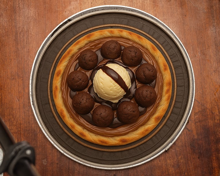 Pizzaria em Porto Alegre da Marquês Pizzaria , pizza doce deliciosa