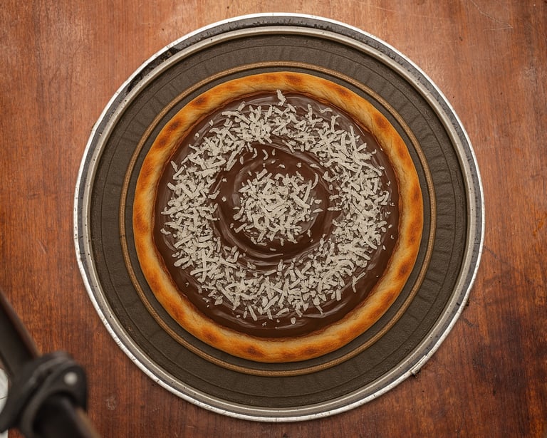 Pizzaria em Porto Alegre da Marquês Pizzaria , pizza doce deliciosa