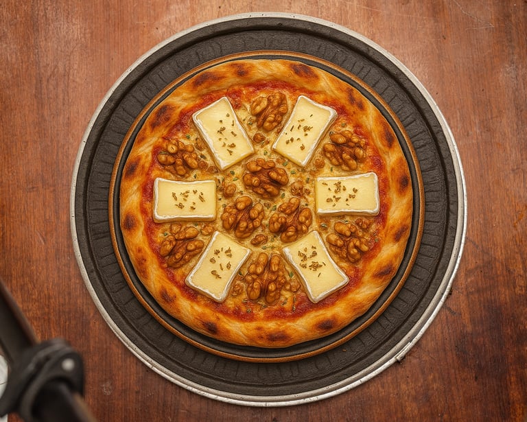 Pizzaria em Porto Alegre da Marquês Pizzaria com  queijo brie