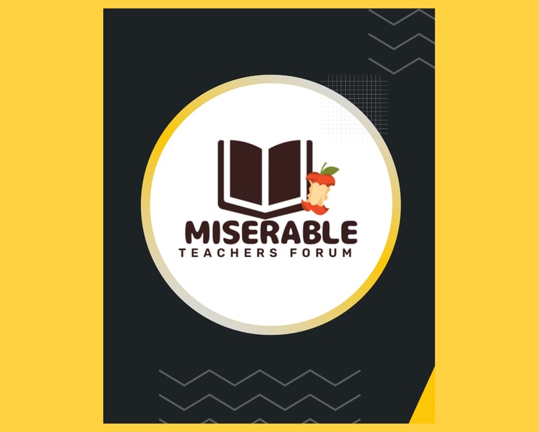 Thumbnail of the Miserable Teachers Forum on Facebook