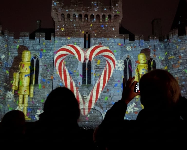 videomapping natalizio