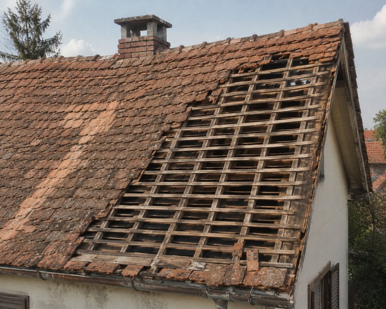 Rénovation d’une charpente et toiture ancienne