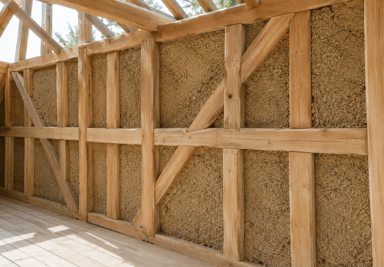 Construction d’une ossature bois traditionnelle