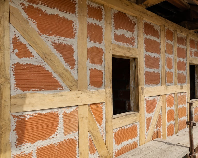 Construction d’une ossature bois traditionnelle