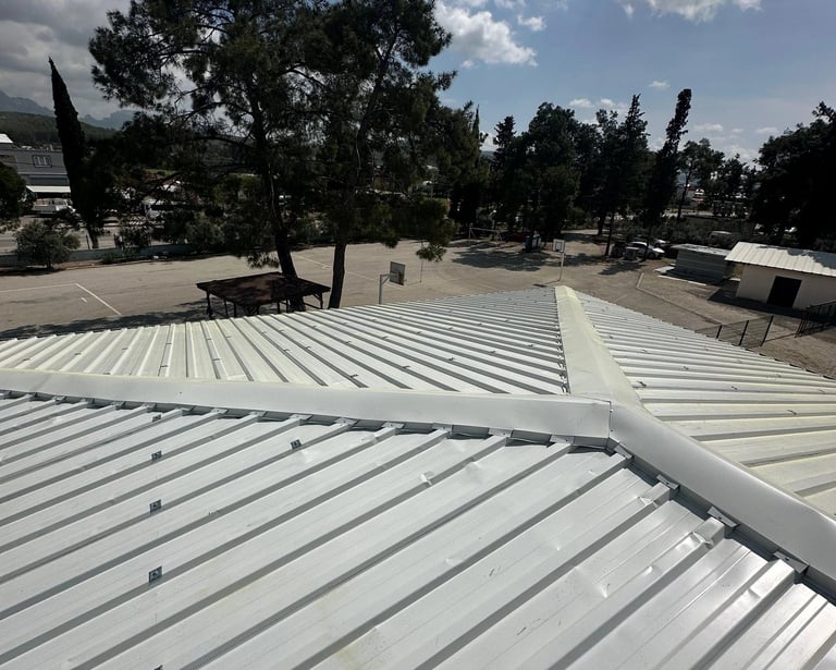 ayvalik cunda otel metal cati yapim isciligimiz