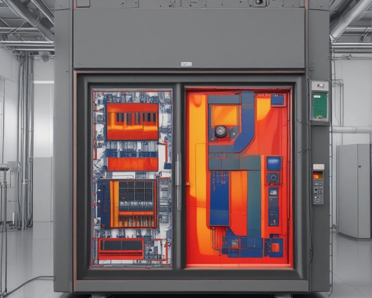 Computer screen displaying energy efficiency software graphs