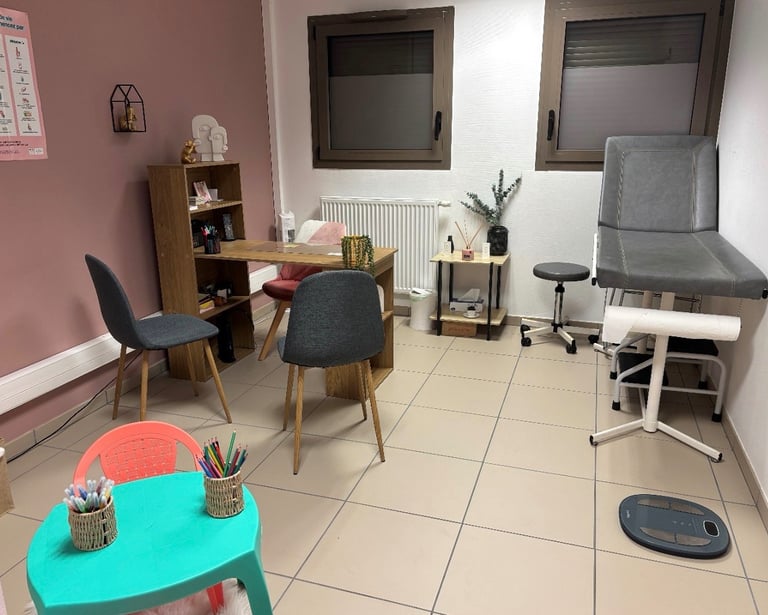 Cabinet de notre infirmière Asalée.