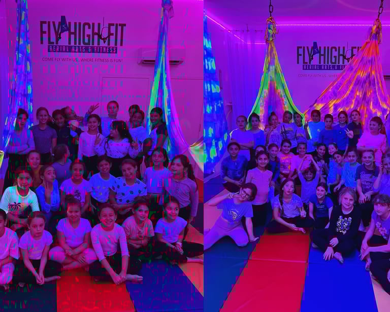 best-kids-party-on-long-island-aerial glow in the dark