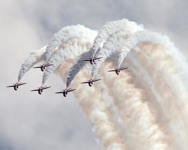 Another Red Arrows display image from Goodwood Festival of Speed