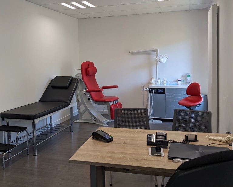 cabinet médical d'un des pédicure podologue.