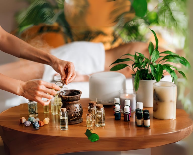 aromaterapia, dor, lombalgia, cefaléia, enxaqueca, ciclo feminino, infertilidade.