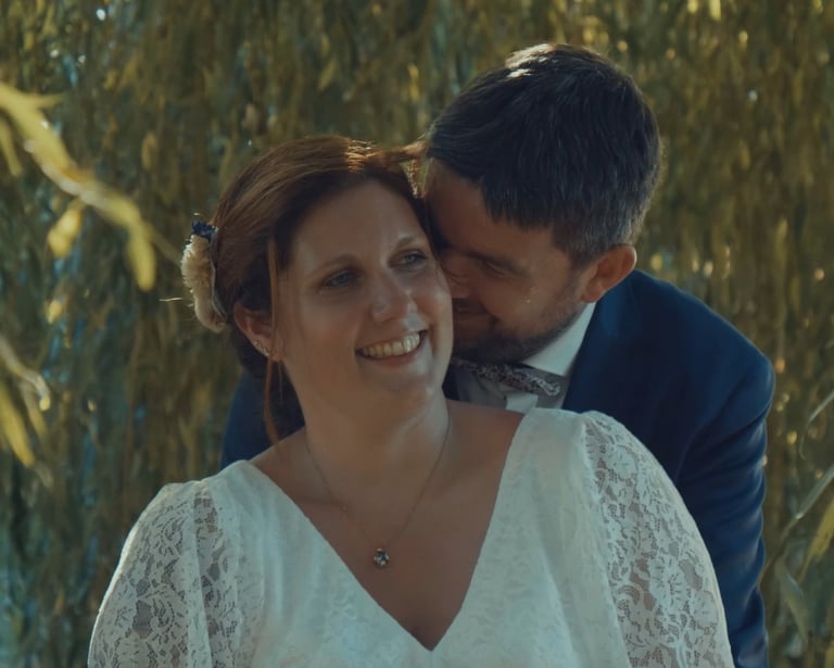 couple mariés filmé par vidéaste de mariage à saint-Malo