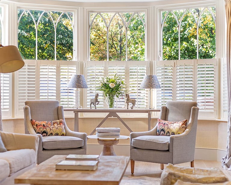 Cafe Style Shutter Installation in Surbiton