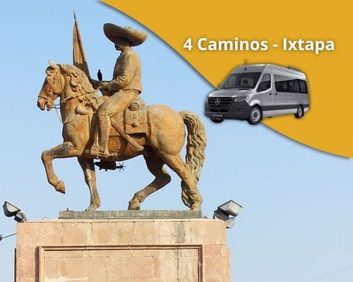 Transporte de cuatro caminos a ixtapa