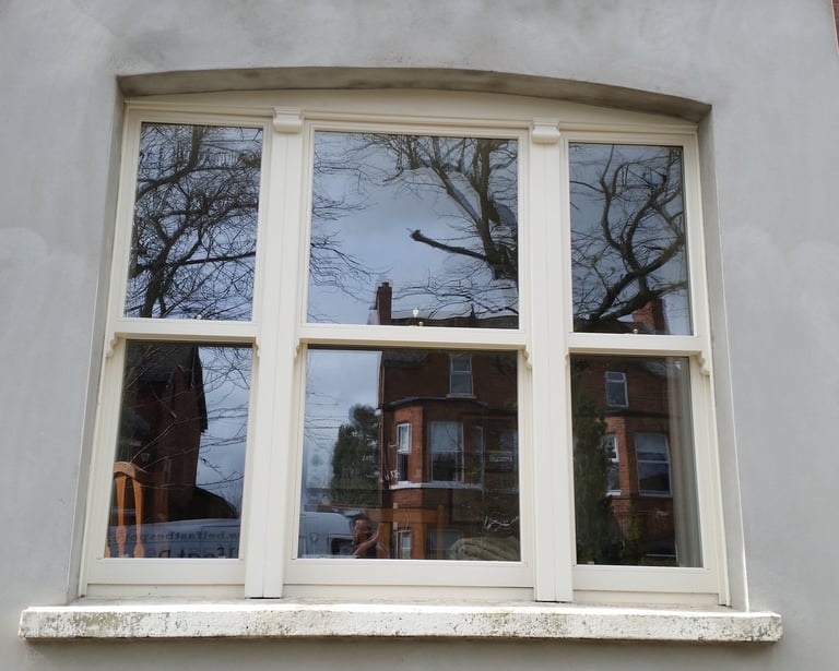 Triple sash window replacement Belfast