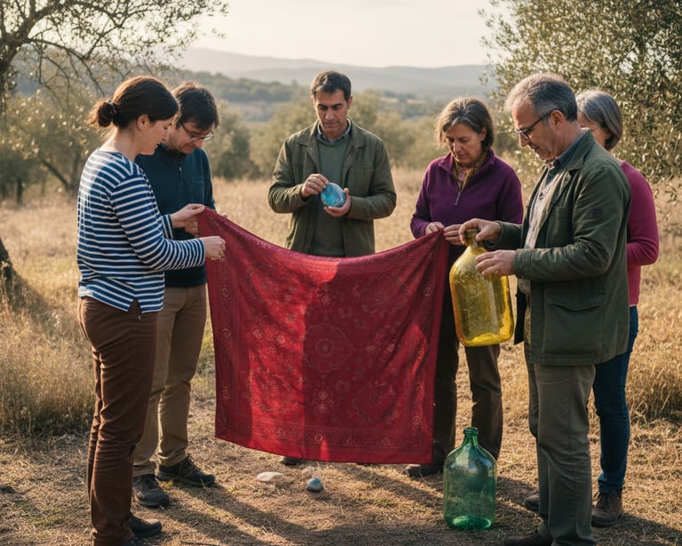 Exploración de la percepción y el color durante retiro EntEra