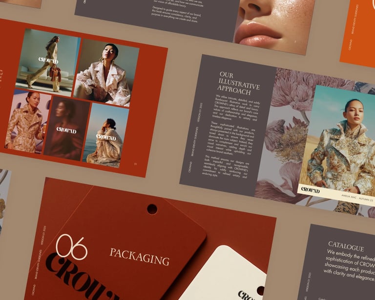 a brand book provides full detail to ensure consistent brand identity 