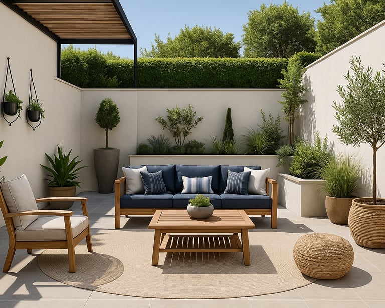 patio exterior moderno 