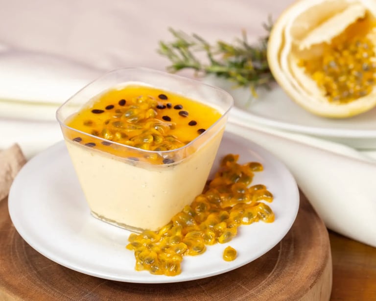 Mousse de Maracujá Low Carb