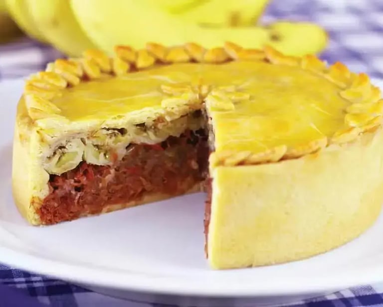 Pastelão Assado de Carne Seca Low Carb