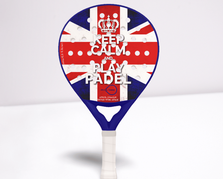 Padel Vibes | Keep Calm example of Bespoke Padel Racket