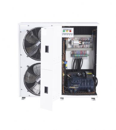 Spilit cooling system with Semi-hermetic reciprocating Frascold compressor