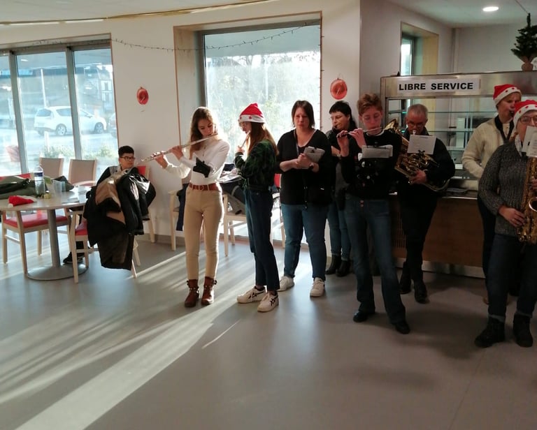 Noël EHPAD André Couturier Rugles Avenir Ruglois