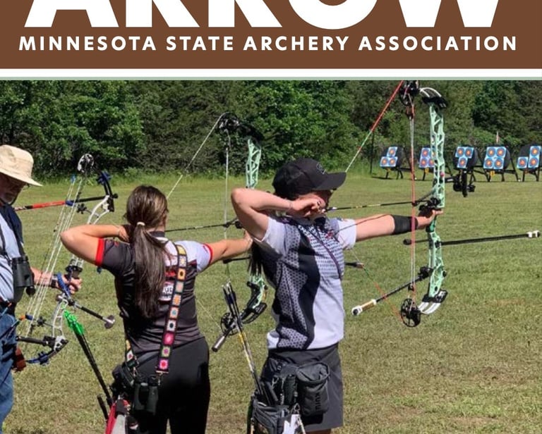 a man and woman are holding bows and aiming arrows