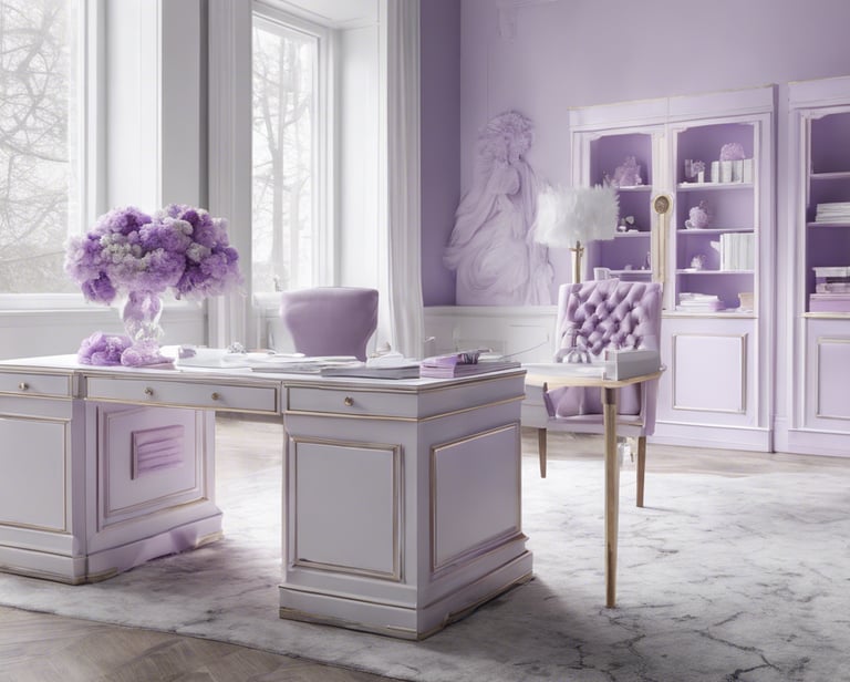 À propos de studio cassis, Bureau violet